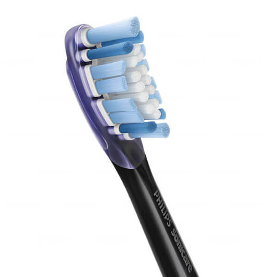 Philips Sonicare Hochwertige GumCare Ersatzbürstenköpfe, Schwarz, 2 Stück.