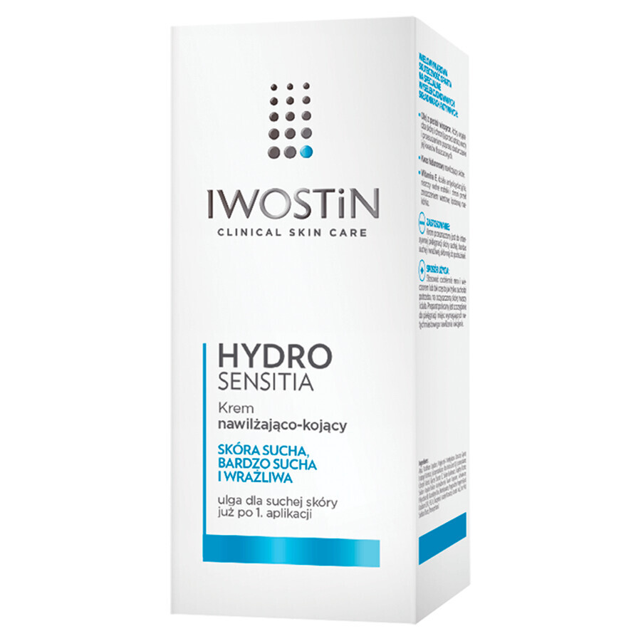 Iwostin Hydro Sensitia, crème hydratante et apaisante, 150 ml