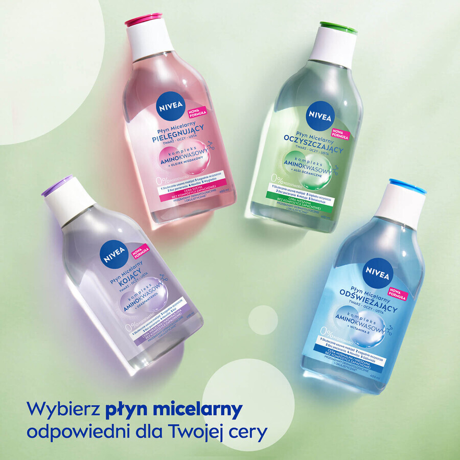 Nivea MicellAir Skin Breathe Sanftes Mizellenwasser für empfindliche und überempfindliche Haut, 400ml