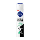 Nivea, antiperspirant spray, Invisible Black & White, Fresh, 150 ml