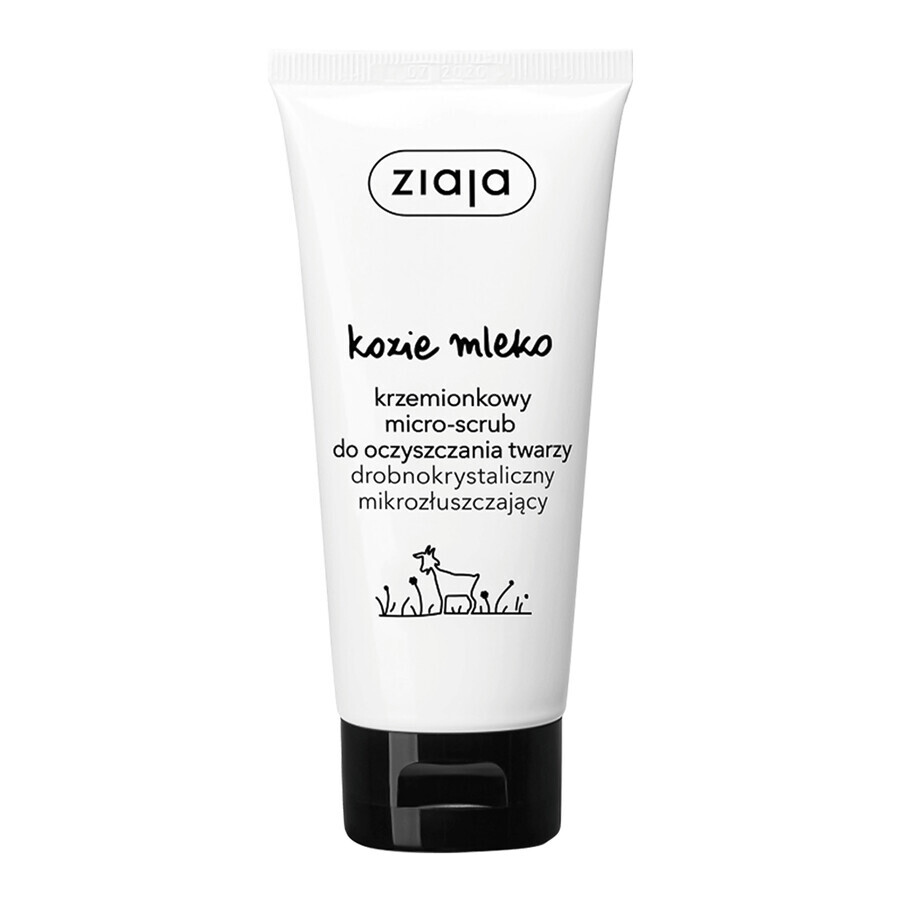 Esfoliante Micro-lappolice al Silicio con Latte di Capra per il Viso, Ziaja 75 ml