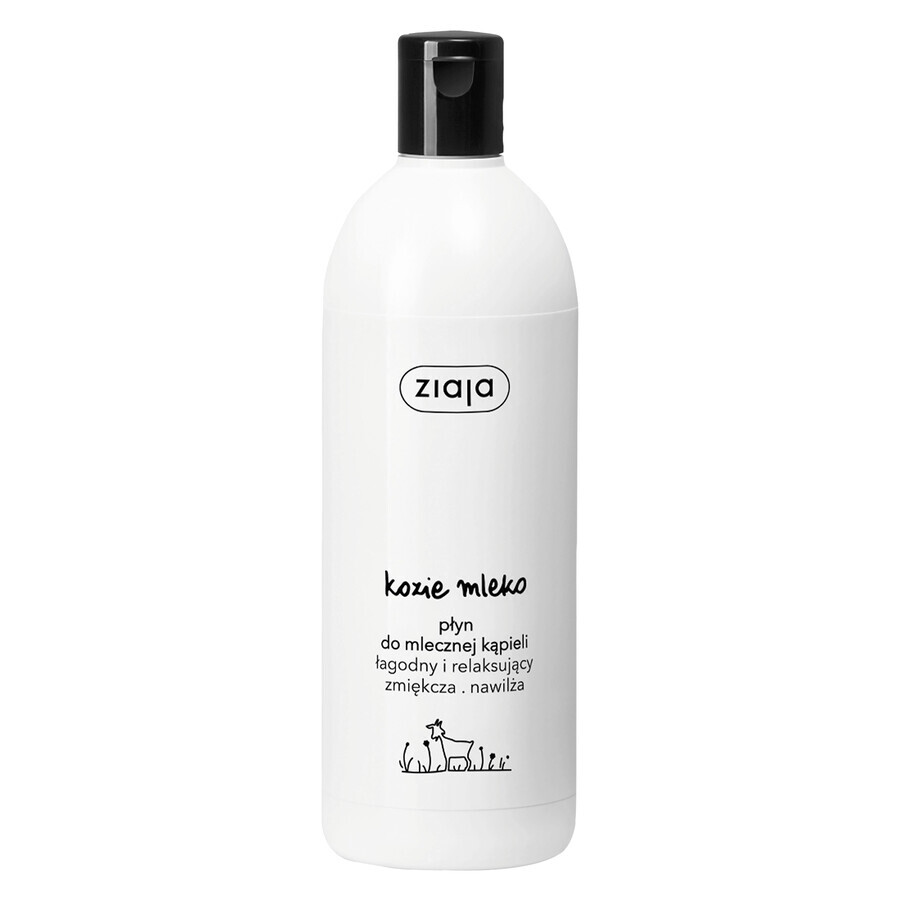 Latte di capra Ziaja, liquido per bagno di latte, 500 ml