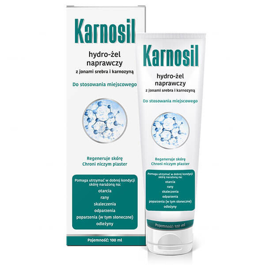 Karnosil hydro repair gel, cu ioni de argint și carnosină, 100 ml