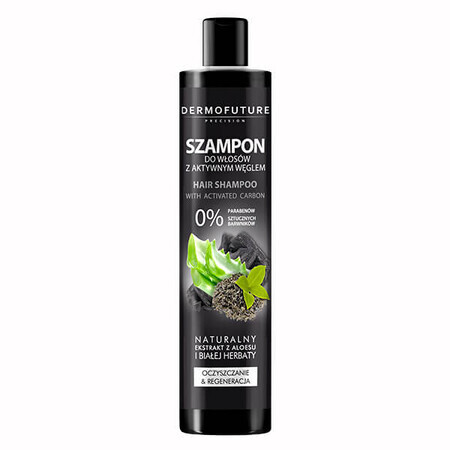 Dermofuture Shampoo per capelli con carbone attivo, 250ml