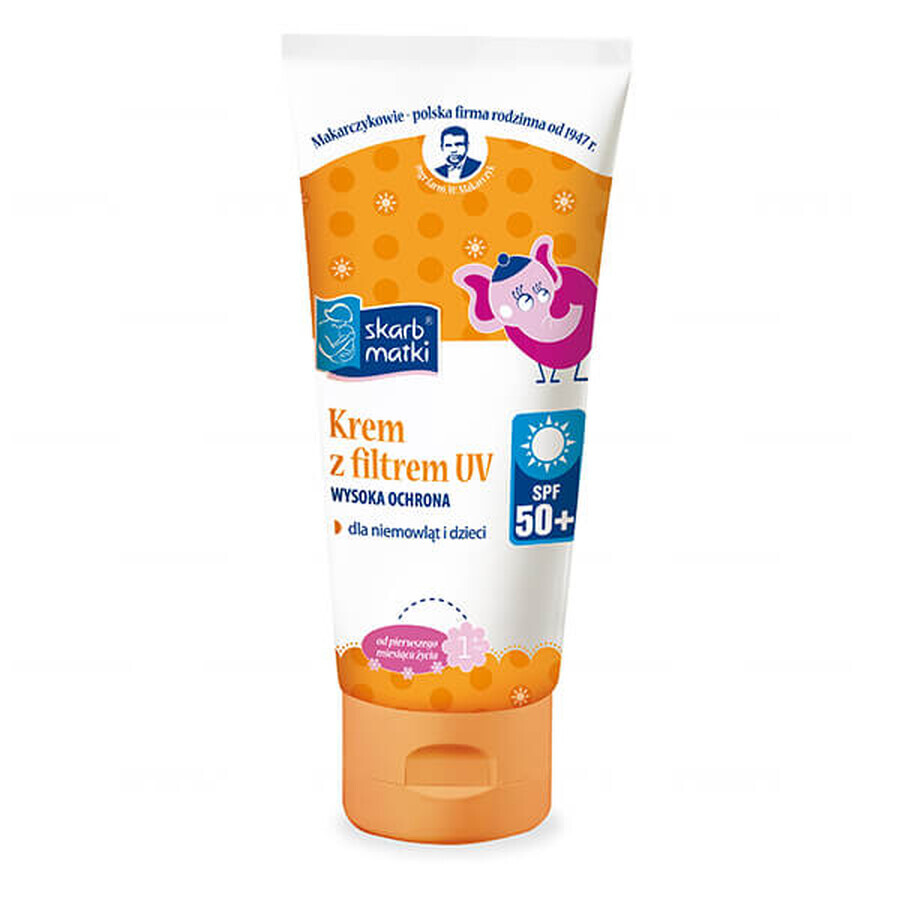 Skarb Matki, crème solaire UV pour bébés et enfants à partir de 1 mois, SPF 50+, 75 ml