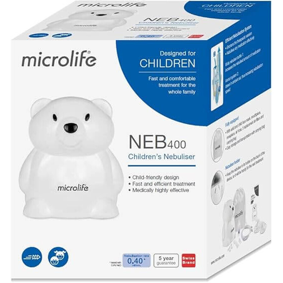 Microlife NEB 400, inhalateur à piston pneumatique pour enfants