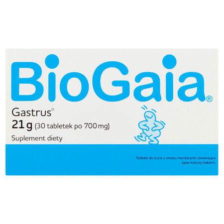 BioGaia Gastrus, gusto mandarino, 30 compresse masticabili