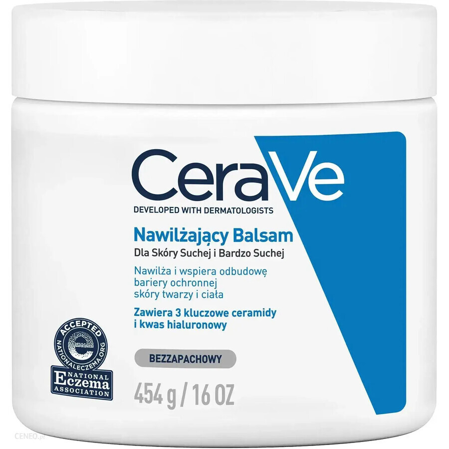 CeraVe, lotion hydratante pour le visage et le corps aux céramides, peaux sèches et très sèches, 454 g