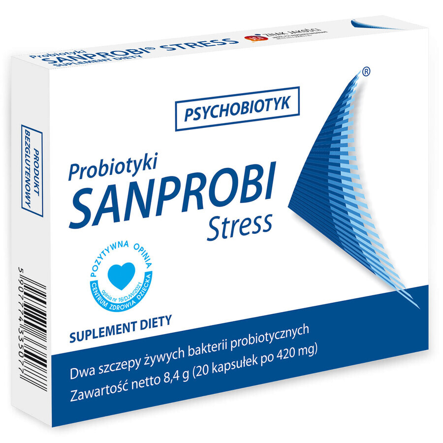 Sanprobi Stress Psychobiotique, 20 gélules