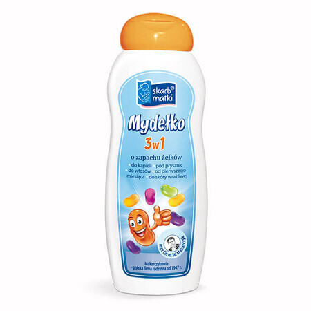 Skarb Matki, savon 3 en 1 pour bébés et enfants, senteur gelée, 250 ml