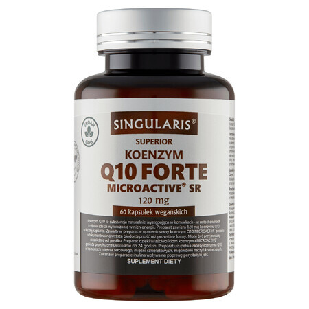 Singularis Superior Coenzyme Q10 Forte Microactive SR, 60 gélules végétaliennes