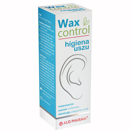 Waxcontrol, spray d'hygiène auriculaire pour les enfants de plus de 3 mois et les adultes, 15 ml