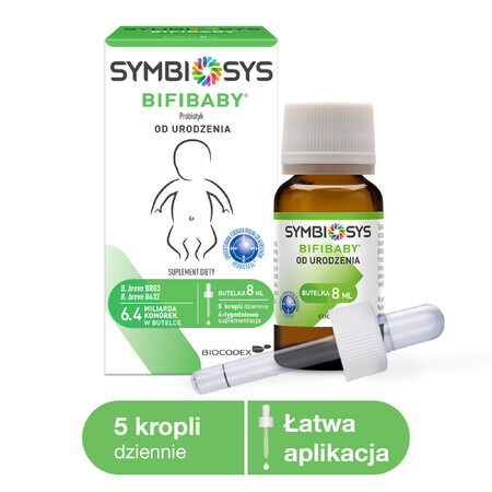 Symbiosys Bifibaby dès la naissance, gouttes, 8 ml