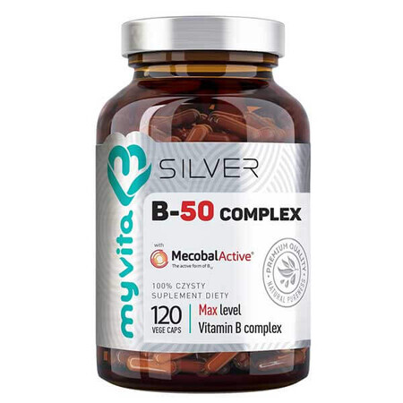 MyVita Silver B-50-complex, 120 plantaardige capsules