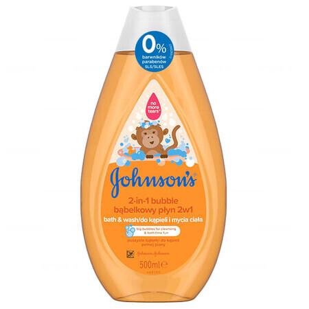 Johnson's Baby 2-in-1 Foaming Bath and Body Wash, 500ml