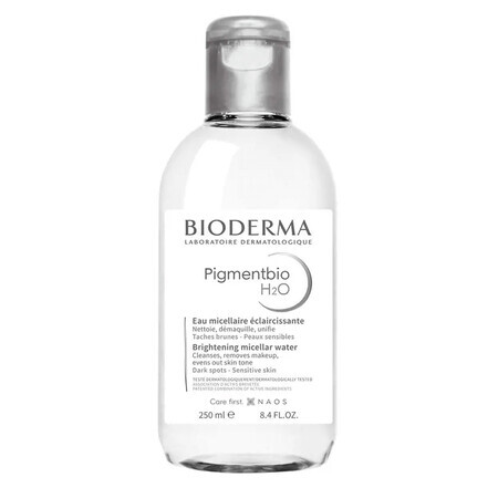 Bioderma Pigmentbio H2O, lotion micellaire éclaircissante, 250 ml