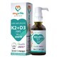 MyVita K2 + D3 Forte, vitamine K 100 &#181;g + vitamine D 2000 UI, gouttes, 30 ml