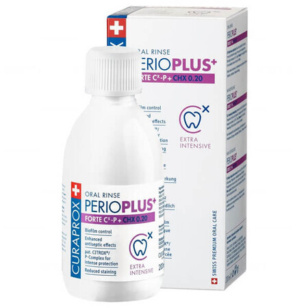 Curaprox Perio Plus+ Forte bain de bouche, 200 ml