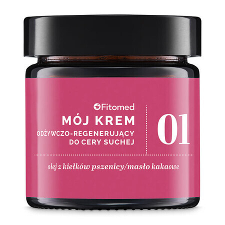 Fitomed My Cream No. 01, cremă hrănitoare și regenerantă pentru pielea uscată, 55 g