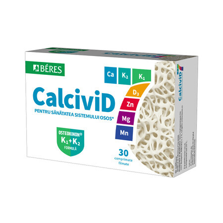 Calcivid, 30 compresse rivestite con film, Beres