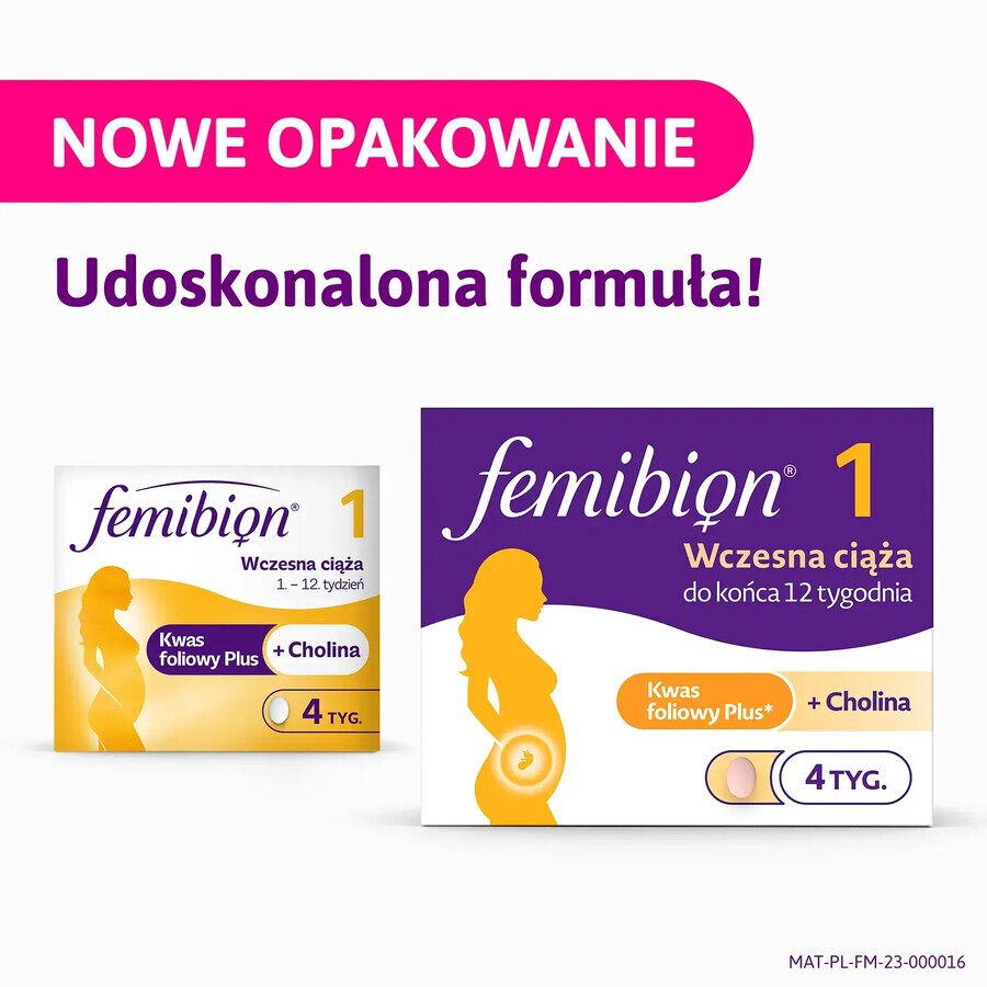 Femibion 1 Early pregnancy, 28 tablets