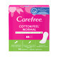 Serviettes hygi&#233;niques Carefree, coton normal, alo&#232;s, 56 pi&#232;ces