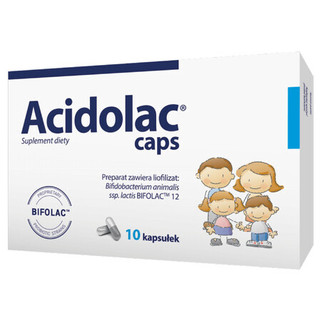 Acidolac, 10 gélules