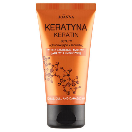 Joanna Keratin, sérum reconstructeur pour les cheveux rêches, ternes, cassants et abîmés, 50 g