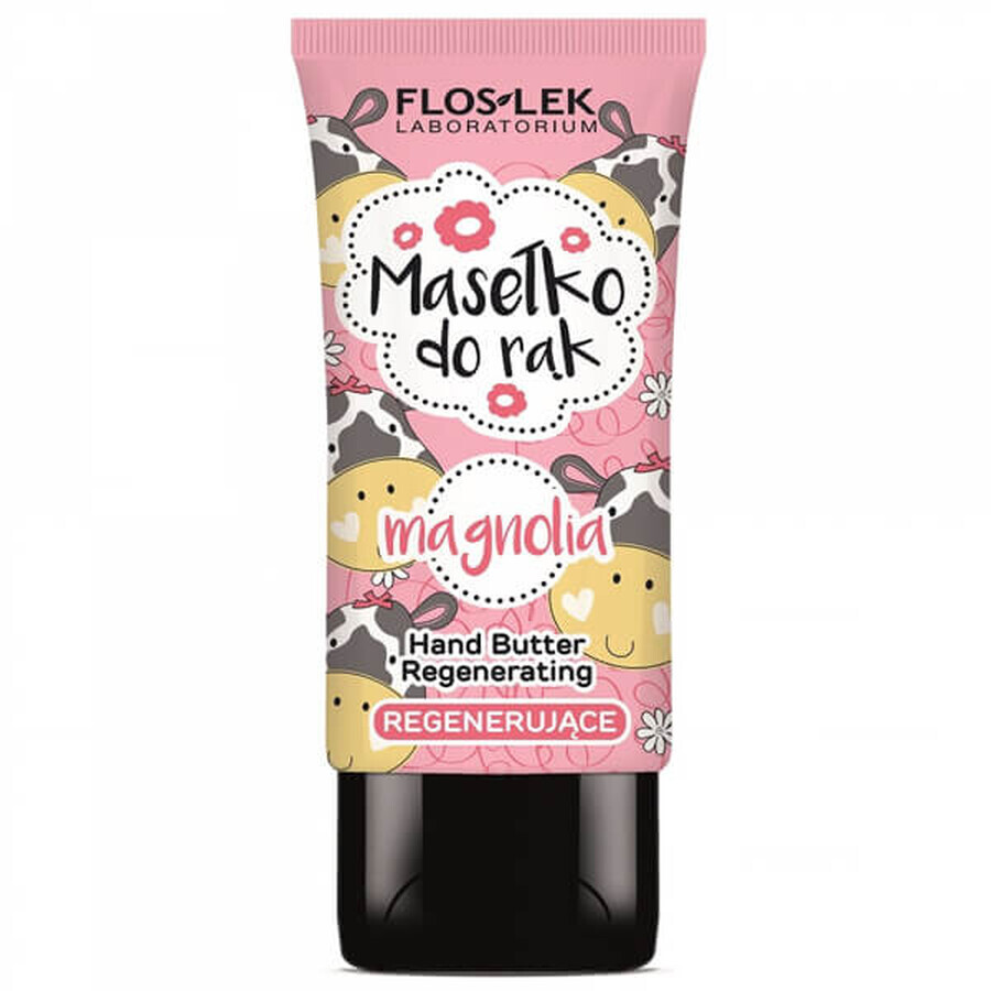 Flos-Lek Cura delle mani, burro mani rigenerante, magnolia, 50 ml