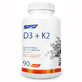 SFD D3 + K2, vitamine D 2000 UI + vitamine K 100 &#181;g, 90 comprim&#233;s