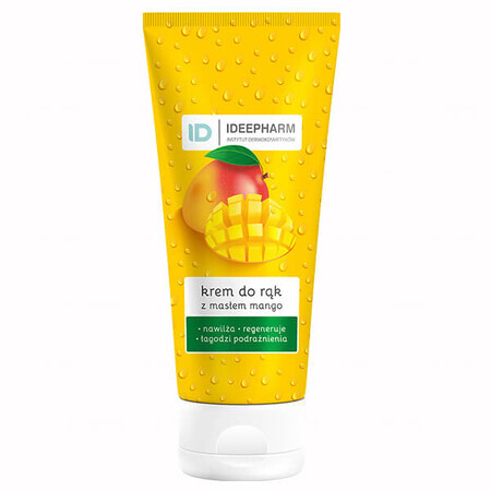 Ideepharm, cremă de mâini cu unt de mango, 100 ml