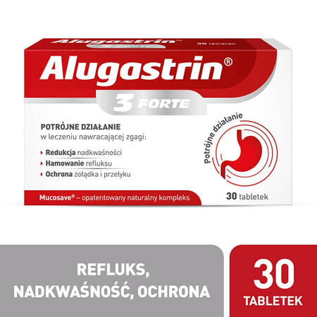 Alugastrin 3 Forte, 30 comprimés