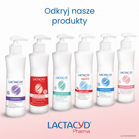 Lactacyd Pharma Prebiotic+, lotion d'hygiène intime probiotique, 250 ml EMBALLAGE CONTAMINE