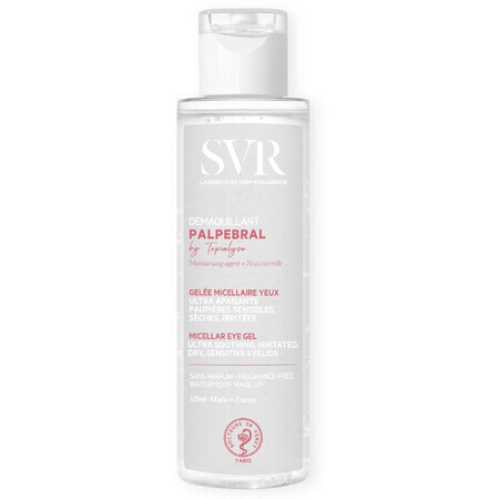 SVR Palpebral Makeup Remover, gel micellaire pour le démaquillage du contour des yeux, 125 ml