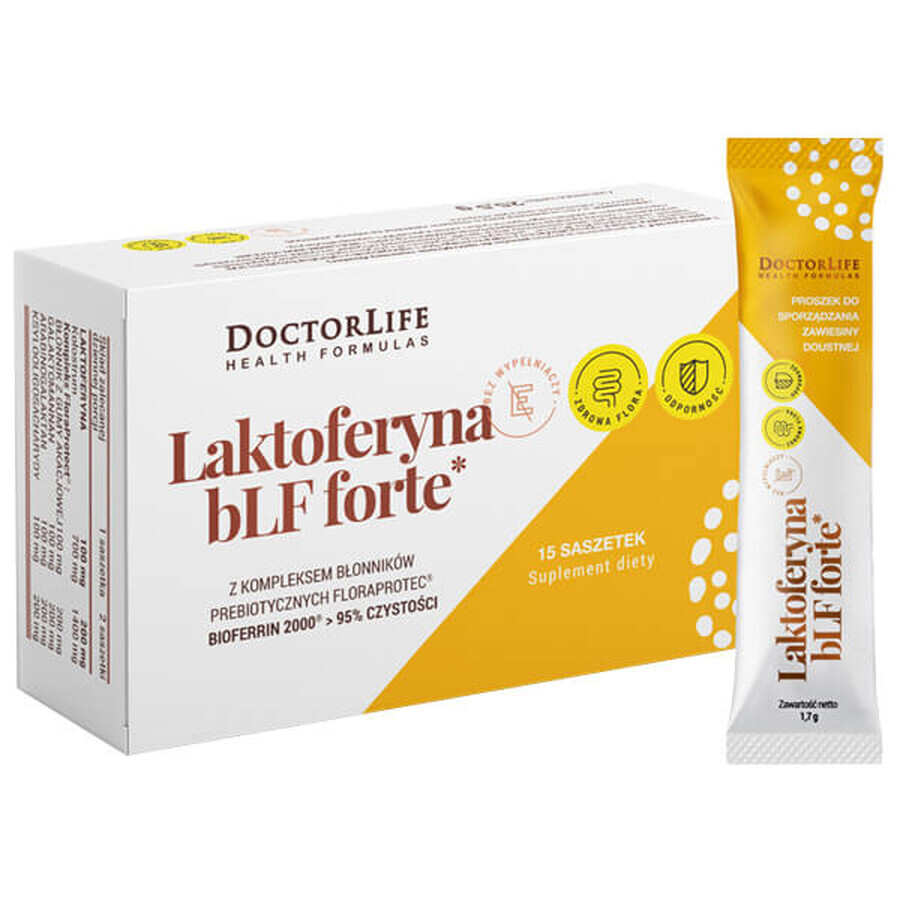 Doctor Life Lactoferrine bLF Forte, 15 sachets