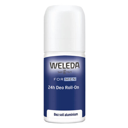 Weleda, Deo Roll-on, Deodorant roll-on de 24 de ore, pentru bărbați, 50 ml