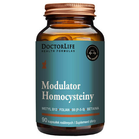 Doctor Life Homocysteine Balance, P-5-P modulateur d'homocystéine, 90 gélules