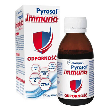 Pyrosal Immuno, sirop pour enfants à partir de 3 ans, 100 ml