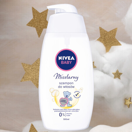 Nivea Baby, șampon micelar pentru părul bebelușului din ziua 1, 500 ml