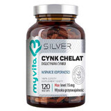 MyVita Silver, Chélate de Zinc, 120 gélules