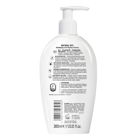 AA Intymna Natural 95%, Protection and Care, gel hydratant pour l'hygiène intime, 300 ml