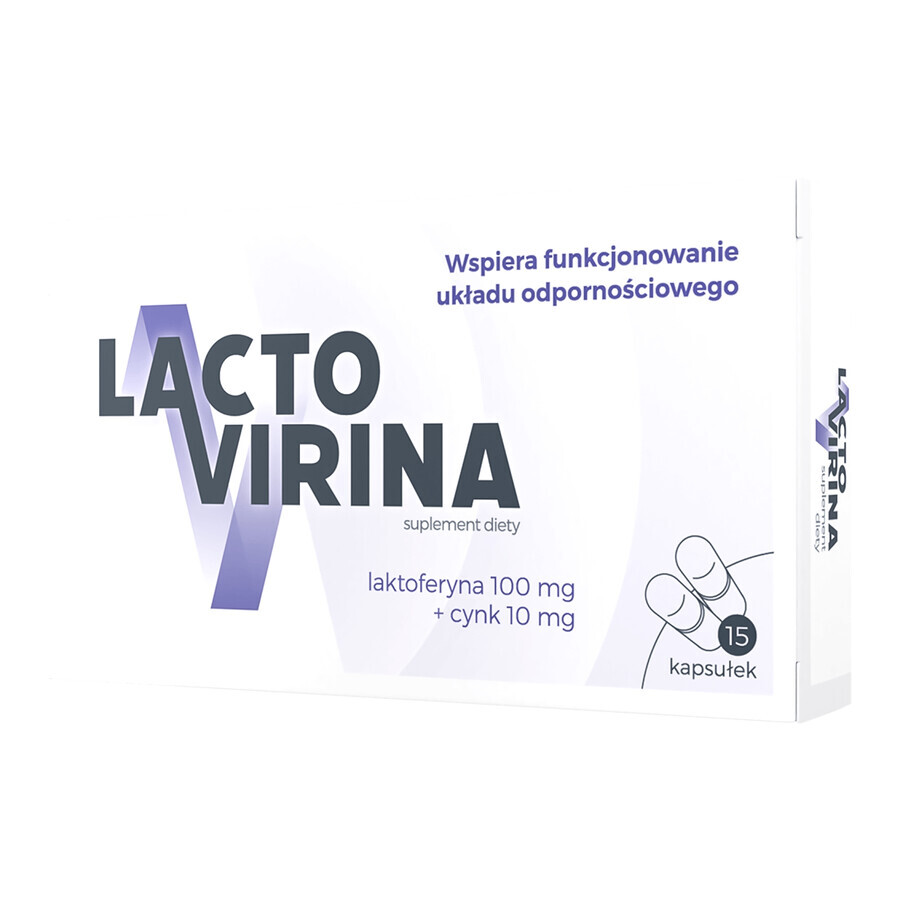 Lactovirina, 15 capsules