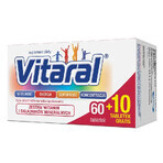 Vitaral, 60 tablets + 10 free tablets