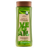 Joanna Vegan, shampooing hydratant à l'aloe vera, cheveux normaux et secs, 300 ml