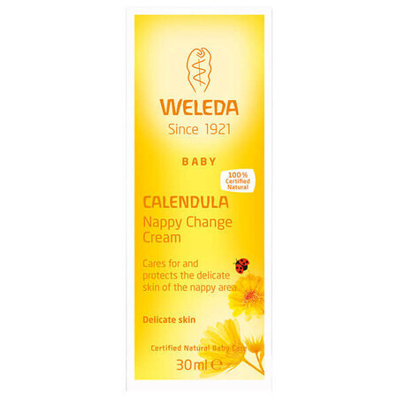 Weleda Calendula, crème anti-brûlure, calendula, 30 ml