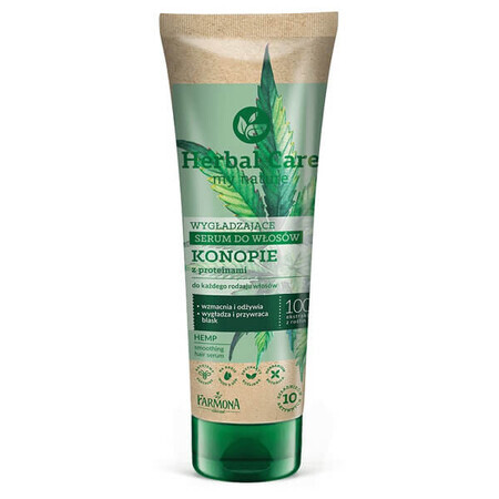 Farmona Herbal Care, ser de netezire a părului, cânepă cu proteine, pentru orice tip de păr, 100 ml