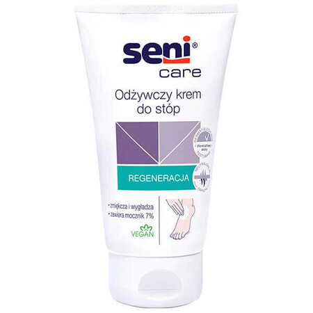 Seni Care Regeneration, crème nourrissante pour les pieds, 100 ml