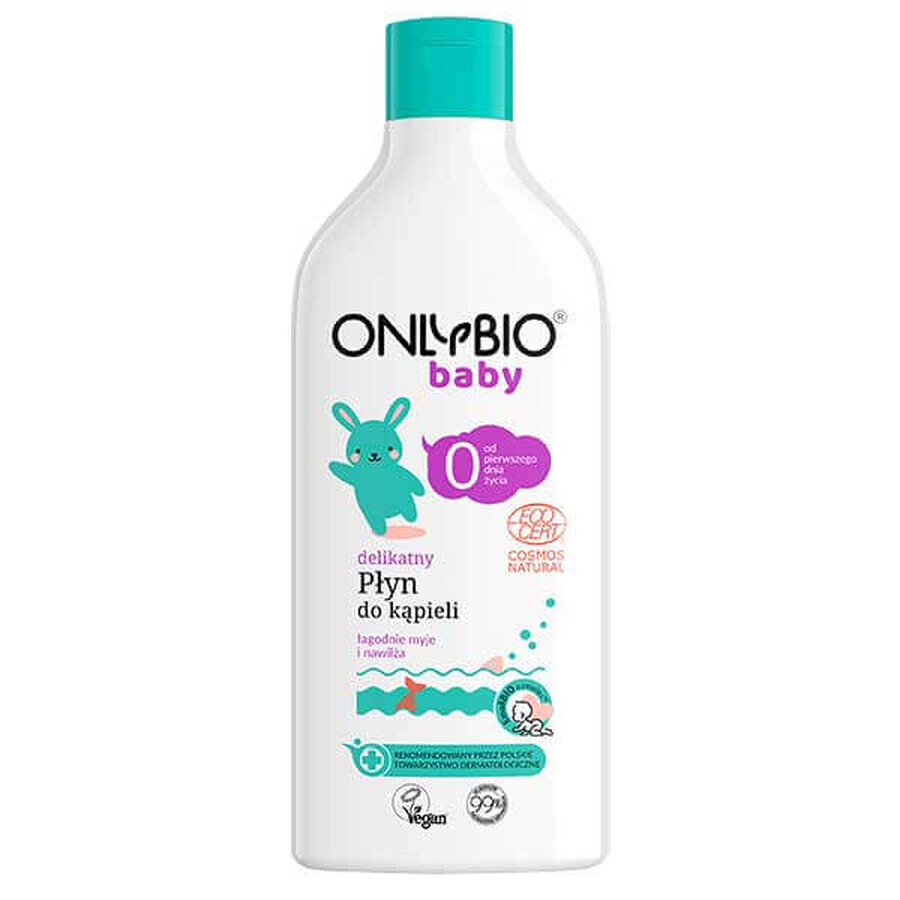 OnlyBio Baby, lotion de bain douce pour les bébés dès le premier jour, 500 ml