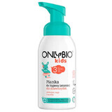 OnlyBio Kids, mousse d'hygiène intime pour les filles à partir de 3 ans, 300 ml