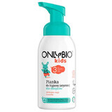 OnlyBio Kids, mousse d'hygiène intime pour garçons à partir de 3 ans, 300 ml